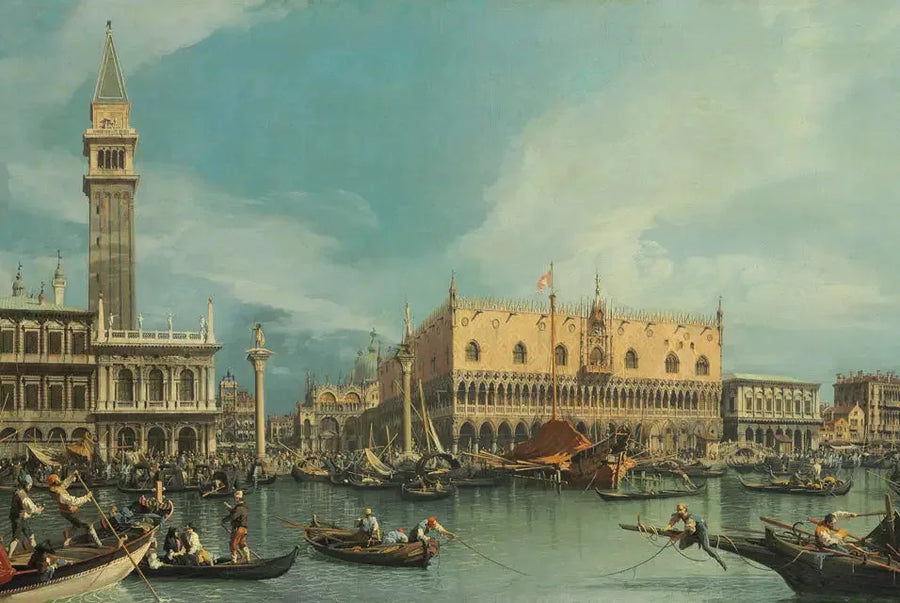 ヴェネツィア、サンマルコ湾からのモロ - カナレット

Source:
Le Molo, Venise, depuis le Bacino di San Marco - Canaletto