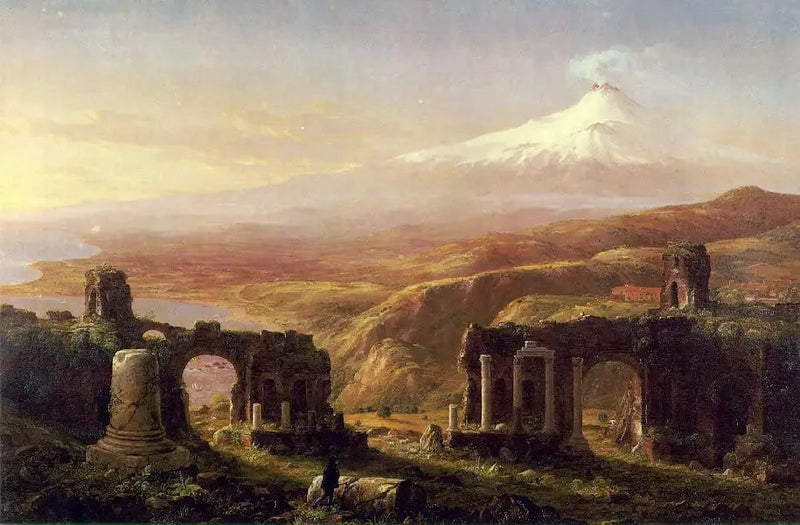タオルミーナから見たエトナ山 - トーマス・コール

Source:
Le mont Etna depuis Taormine - Thomas Cole