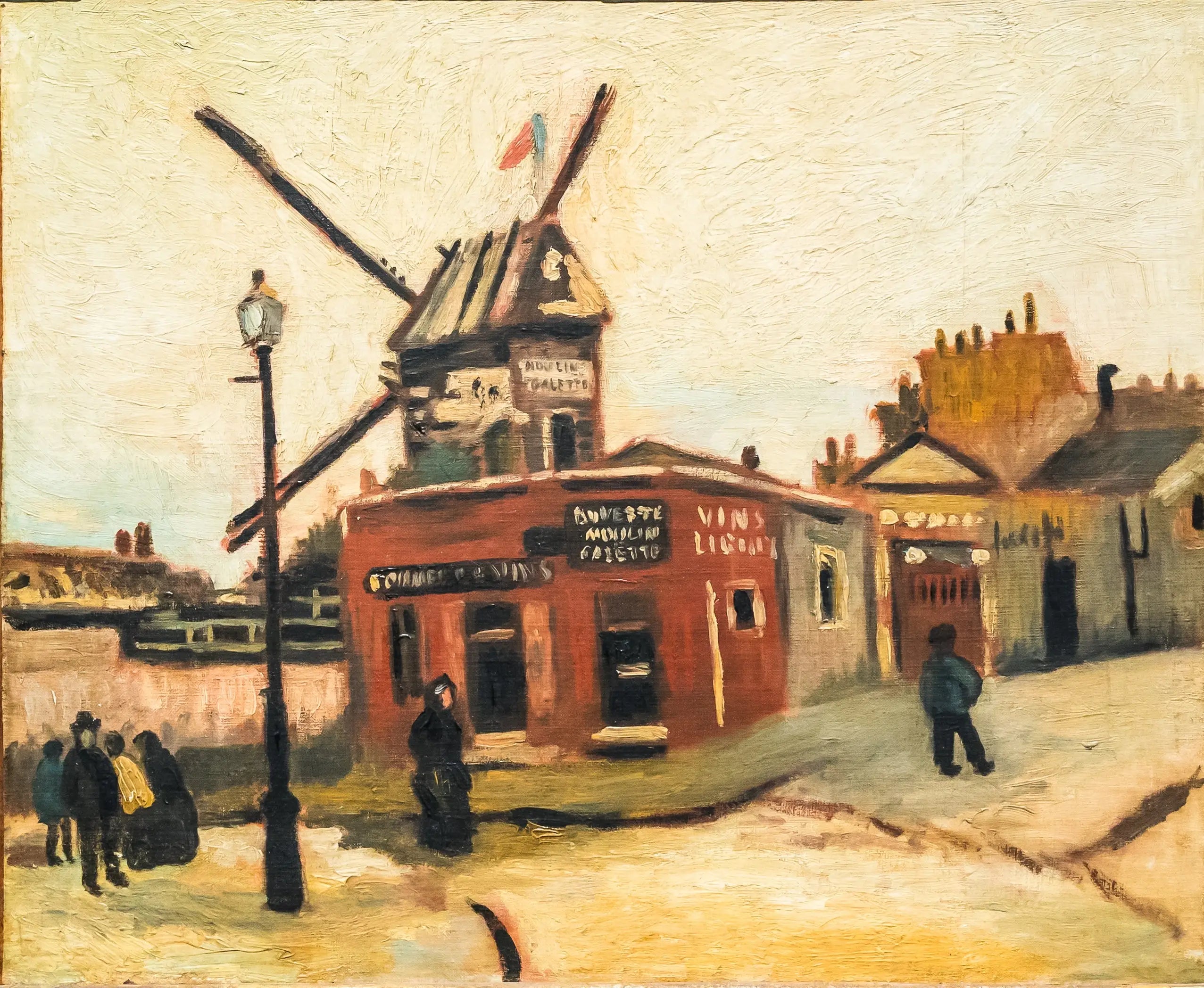 Reproduction du tableau « Le Moulin de la Galette - Vincent van Gogh » par Alpha Reproduction en peinture à l’huile