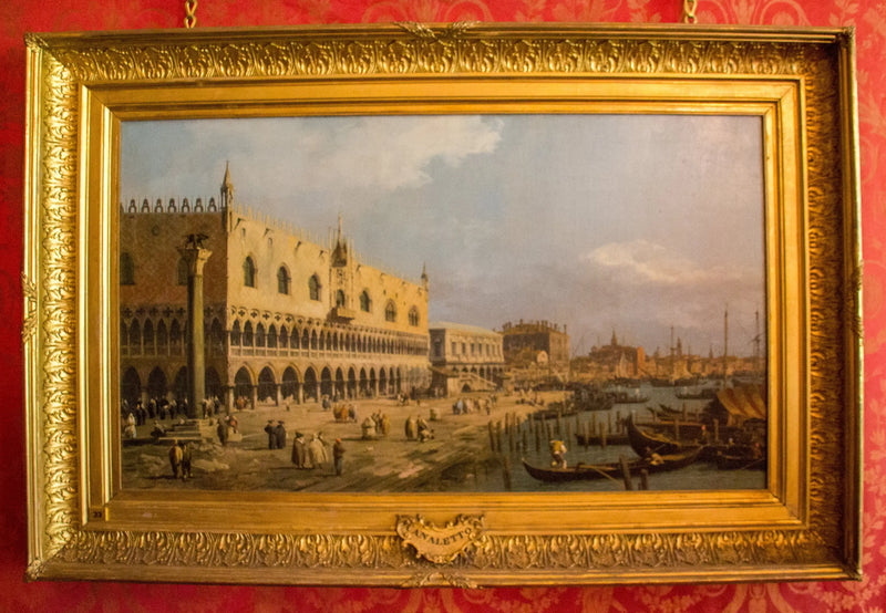 ドージェの宮殿とスラヴィオーニ通り、ヴェネツィア - カナレット

Source:
Le Palais du Doge et la Riva degli Schiavoni, Venise - Canaletto