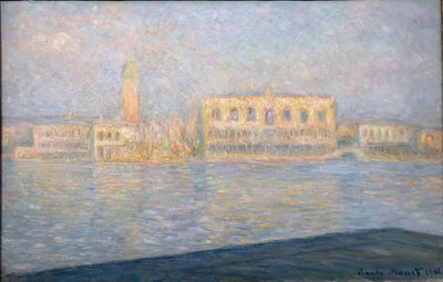 Reproduction du tableau « Le Palais Ducal vu de Saint-Georges Majeur - Claude Monet » par Alpha Reproduction en peinture à l’huile