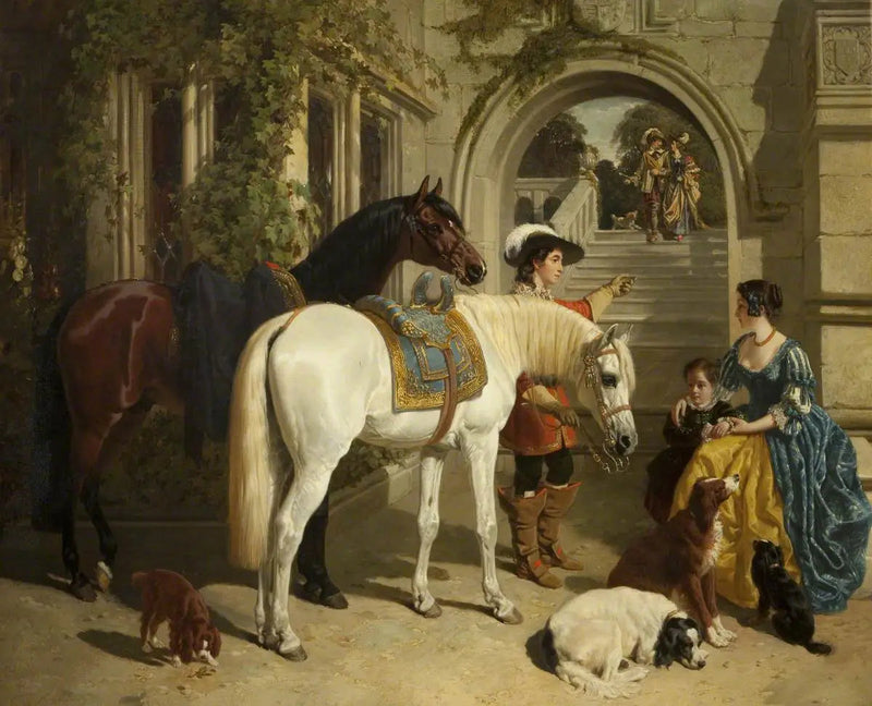私の婦人の馬車 - ジョン・フレデリック・ヘリング、シニア

Source:
Le Palfroi de ma Dame - John Frederick Herring, Sr.