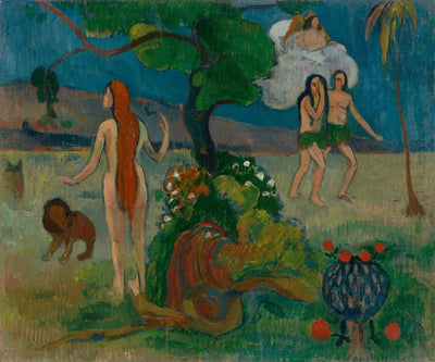 Reproduction du tableau « Le Paradis perdu - Paul Gauguin » par Alpha Reproduction en peinture à l’huile