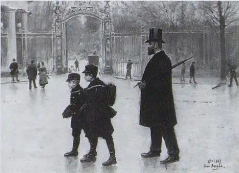 Le Parc Monceau - Jean Béraud image 1 tableau peint à l’huile sur toile