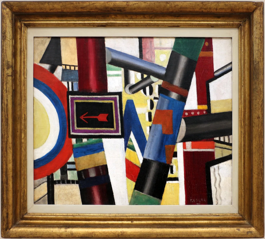 Le passage à niveau (croquis) - Fernand Léger image 1 reproduction de peinture à l’huile
