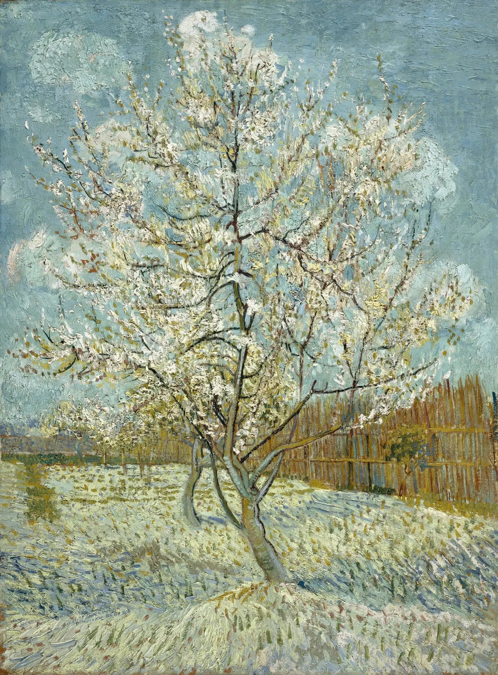 Le pêcher rose - Vincent van Gogh image 1 copie de tableau peinte à la main