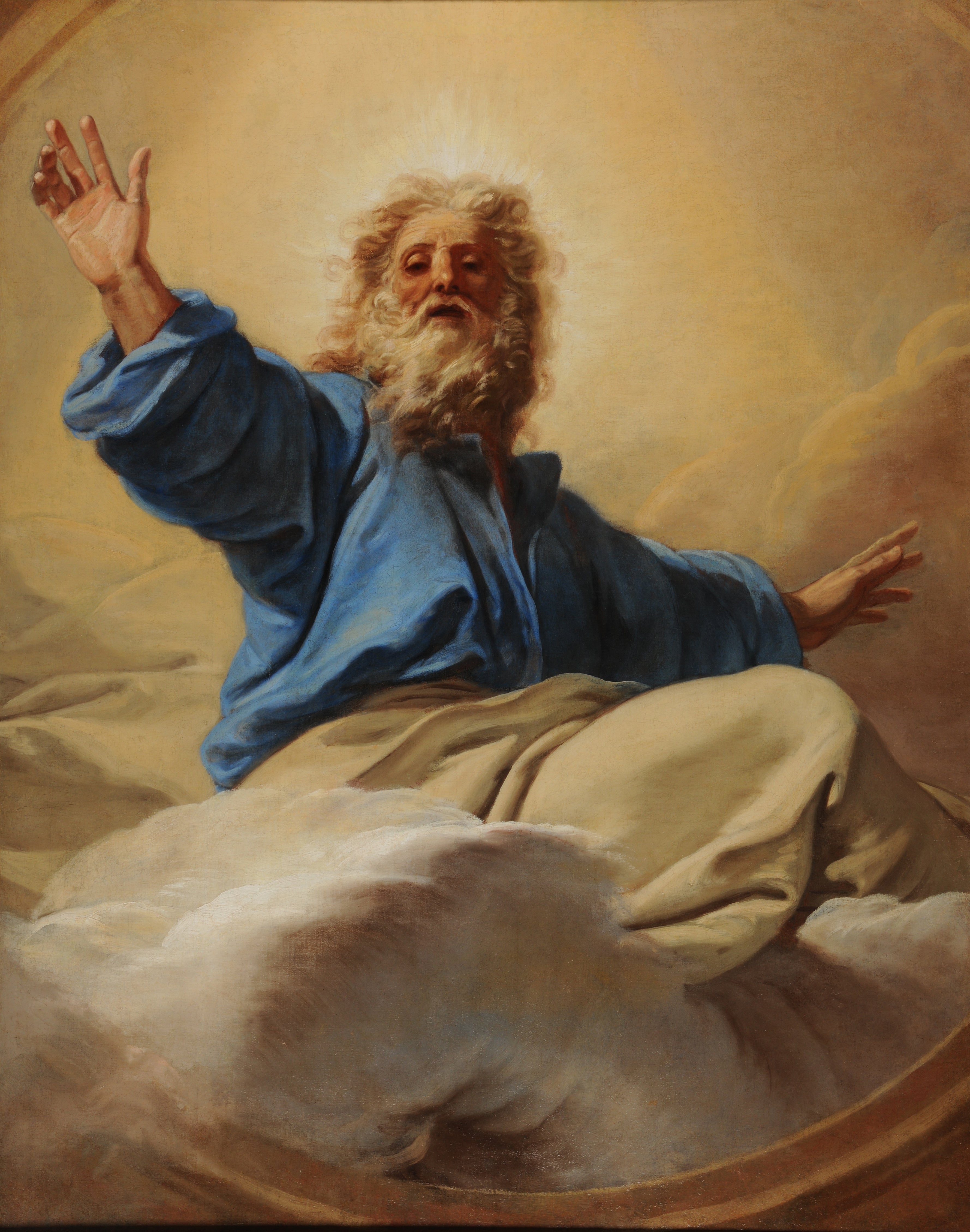 Le Père Eternel - Jean-Baptiste Jouvenet image 1 copie peinte à la main à l’huile