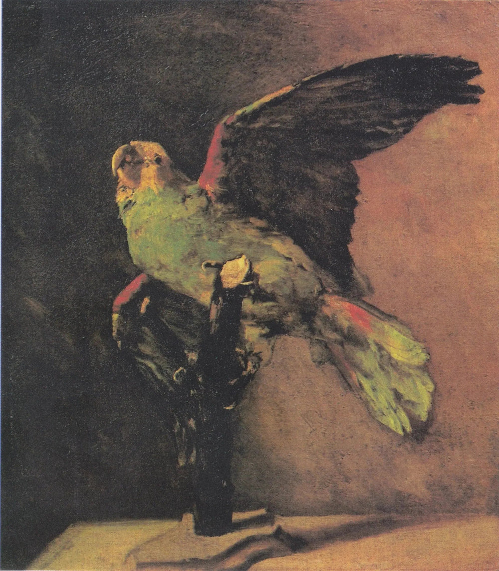 Le perroquet vert - Vincent van Gogh image 1 reproduction de peinture à l’huile