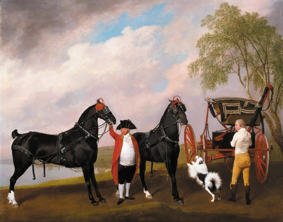 ジョージ・スタッブズによるジョージ・ゴールズのプラタナスの馬車

Source:
Le Phaéton du Prince de Galles - George Stubbs