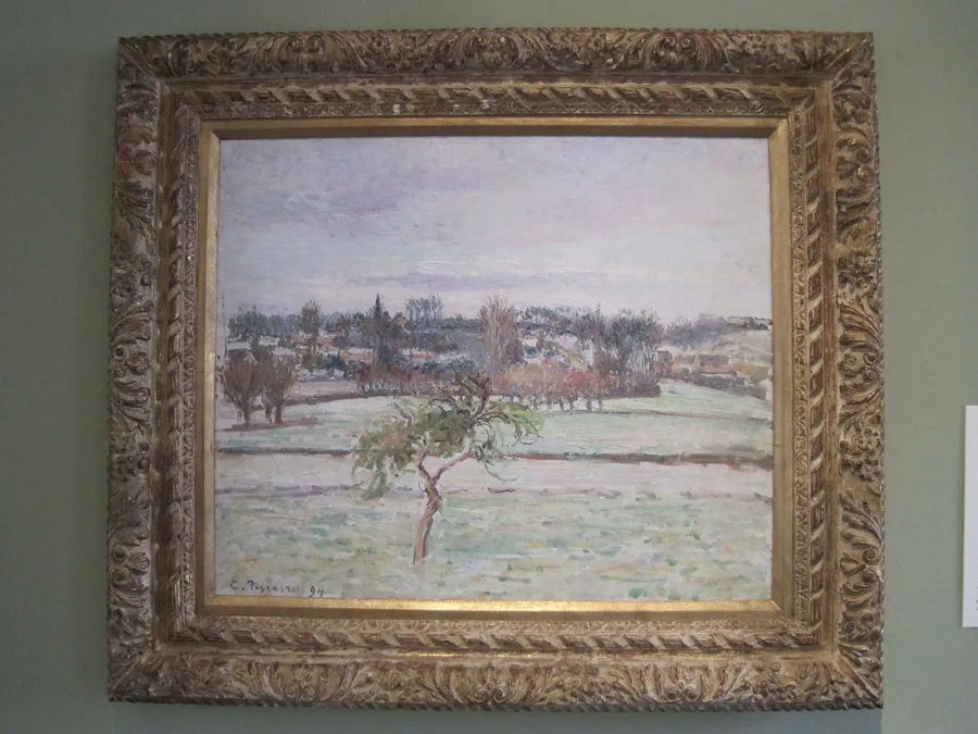 Le Pommier, effet de neige à Éragny - Camille Pissarro image 1 tableau peint à l’huile sur toile