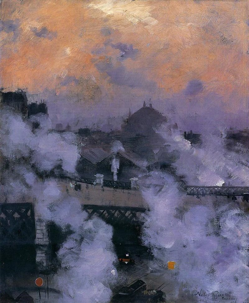 夜のヨーロッパ橋 - ノルベール・ゴエヌット