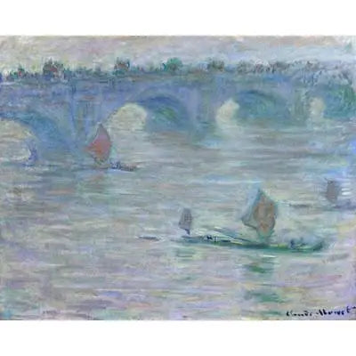 ワーテルロー橋 - クロード・モネ