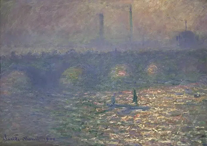 ワーテルロー橋 - クロード・モネ