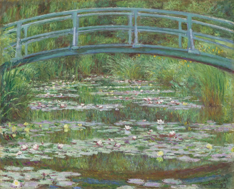 日本の橋 – 1899年 - クロード・モネ