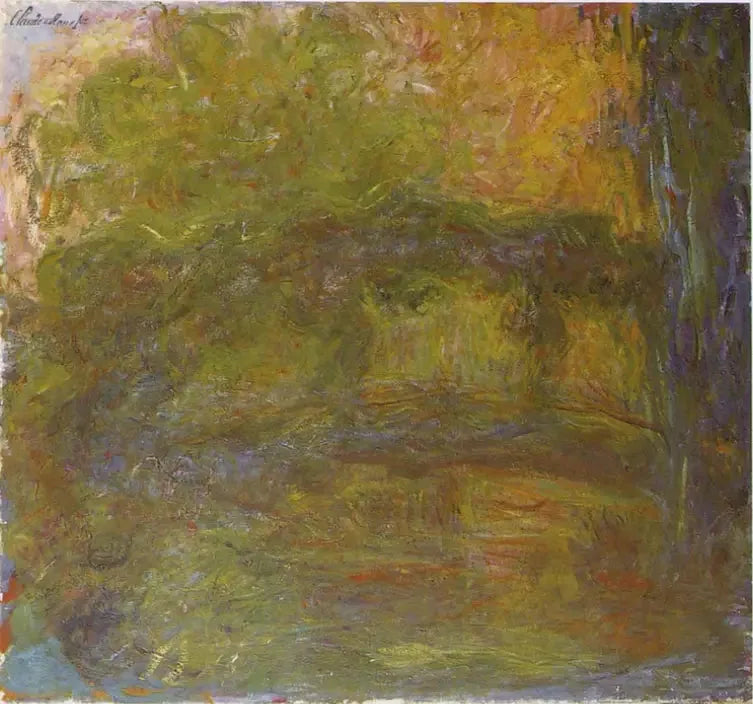 日本の橋 - クロード・モネ