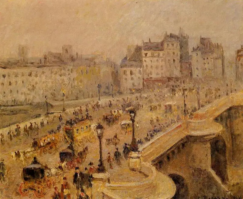 ニューブリッジ、霧（第二シリーズ） - カミーユ・ピサロ