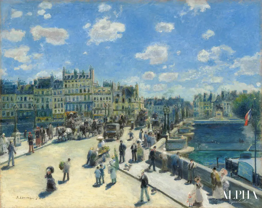 Le Pont-Neuf - Pierre-Auguste Renoir - Reproductions de tableaux et peintures haut de gamme