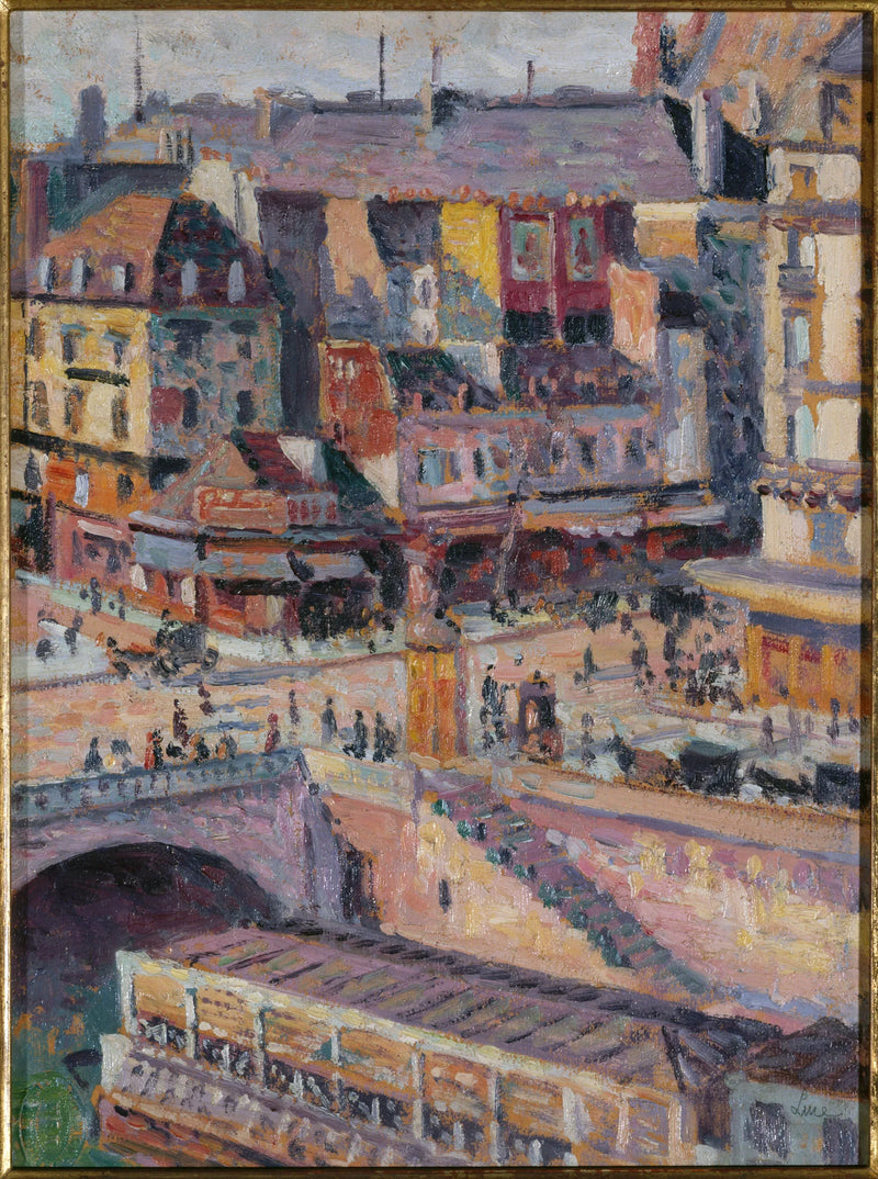 サン・ミシェル橋とオルフェーヴル橋 1905年頃 - マキシミリアン・リュス