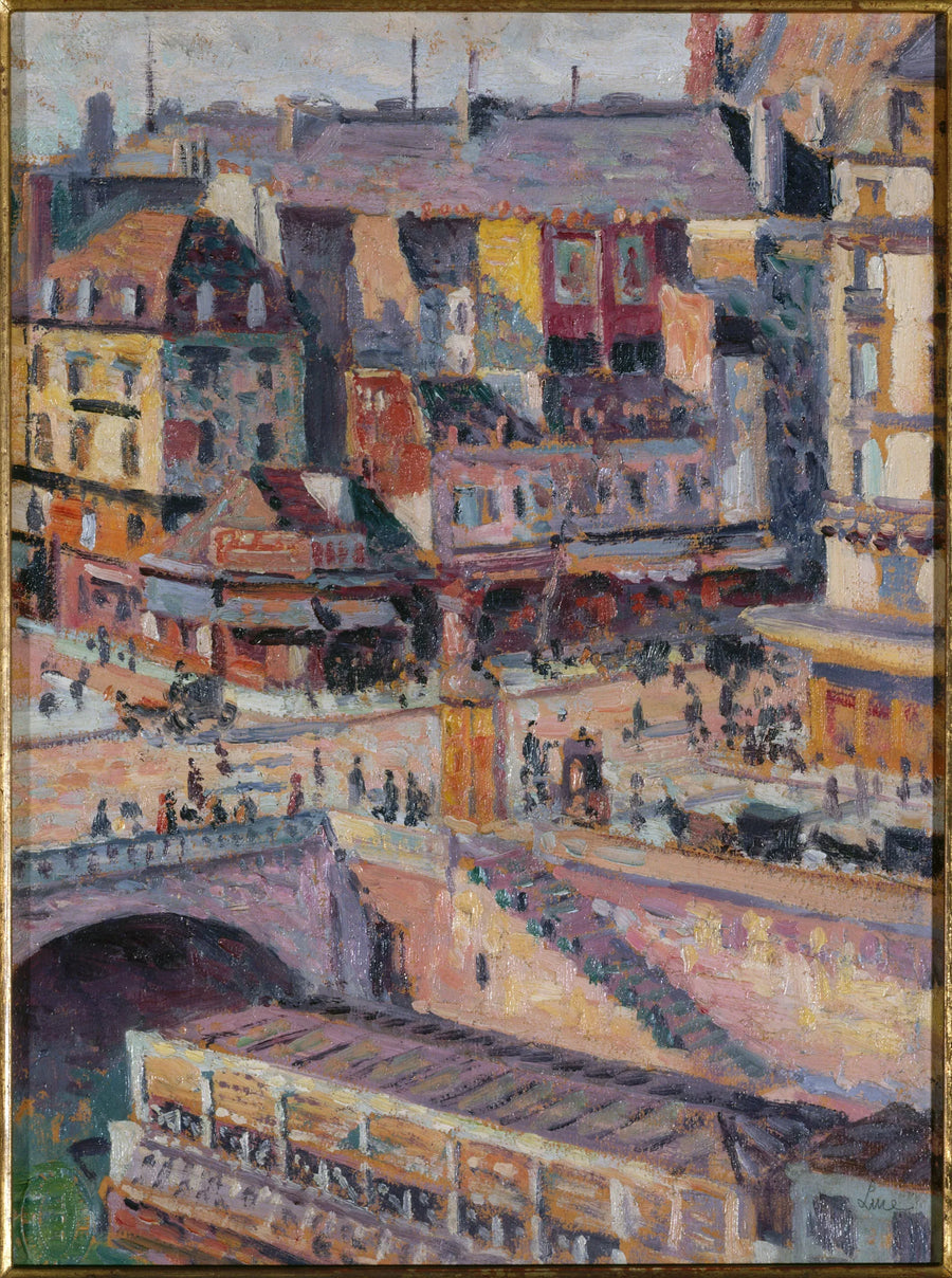 サン・ミシェル橋とオルフェーヴル橋 1905年頃 - マキシミリアン・リュス