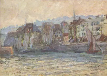 Le port de Honfleur - Claude Monet image 1 reproduction d’œuvre d’art à l’huile