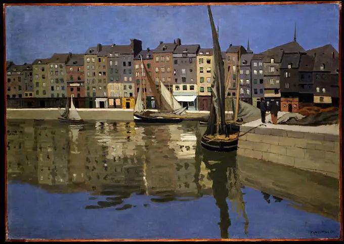 ノワールの夜のオンフルール港 - フェリックス・ヴァロトン

Source:
Le port de Honfleur la nuit - Félix Vallotton