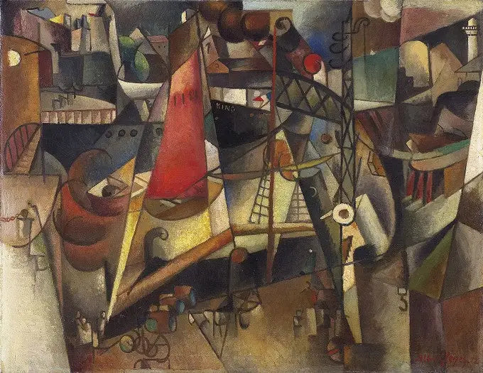 マルセイユの港 - アルベール・グレイズ

Source:
Le port (Marseille) - Albert Gleizes