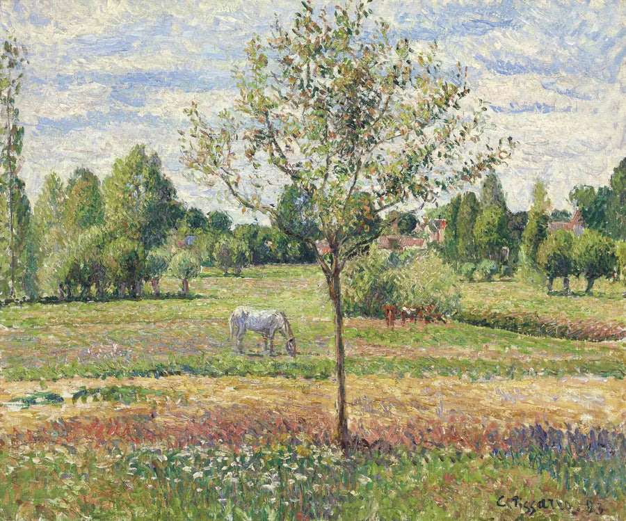 グレーの馬の草地、エラーニ - カミーユ・ピサロ