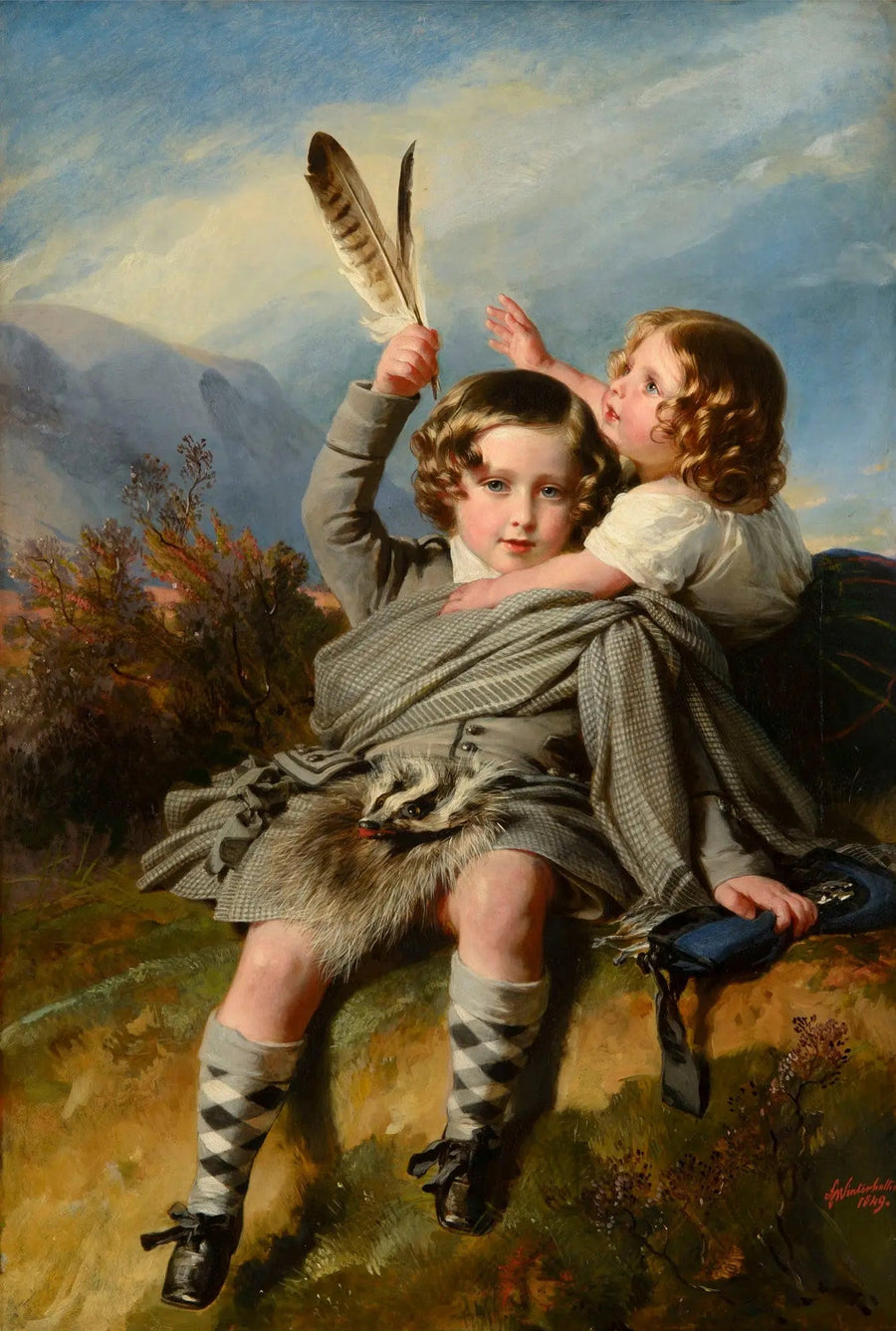 アルフレッド王子とヘレナ王女 - フランツ・ザヴェル・ウィンターhalter

Source:
Le prince Alfred et la princesse Helena - Franz Xaver Winterhalter