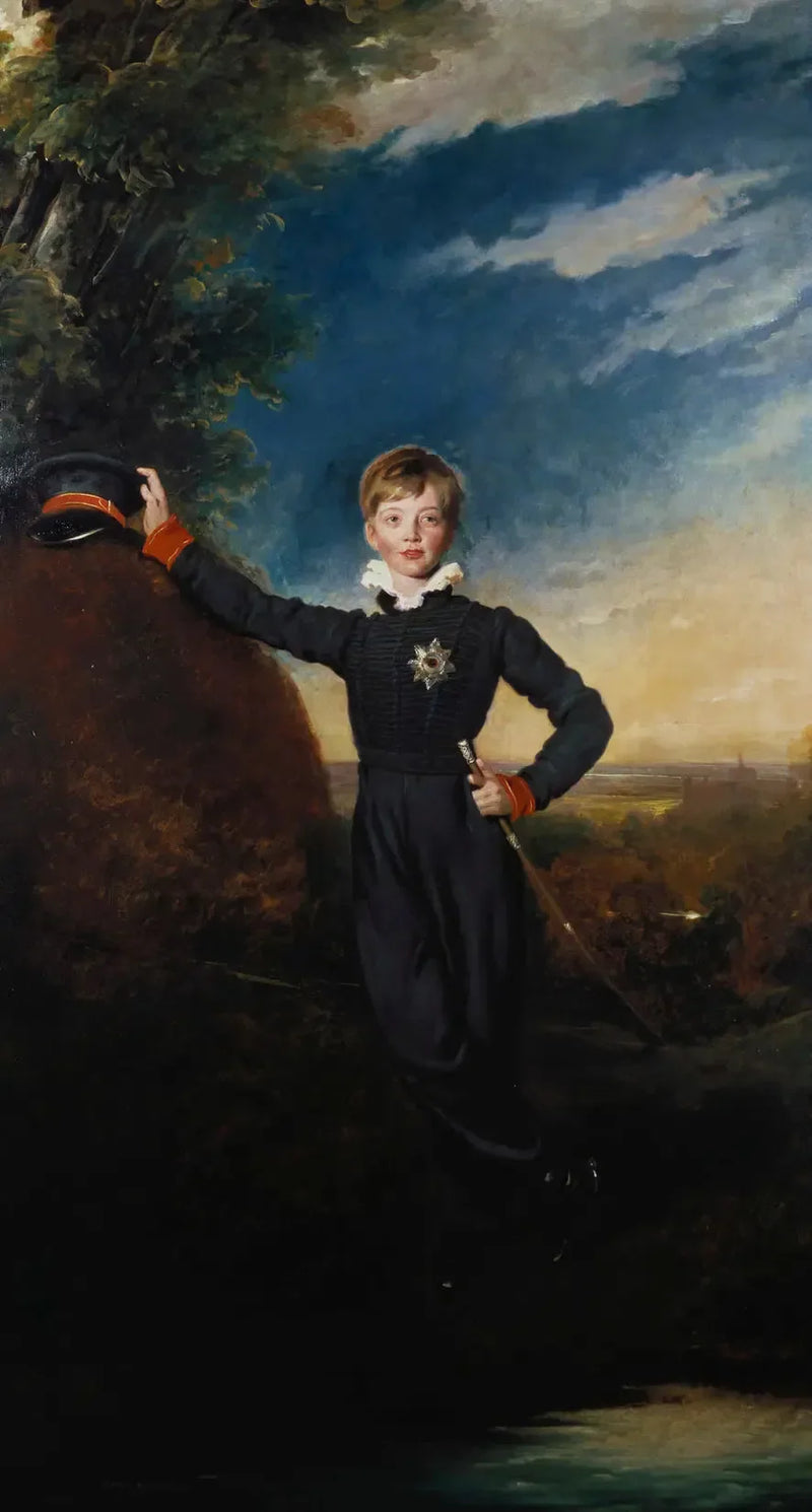 カンバーランドのジョージ王子（1819-1878）、後のハノーファーのジョージ5世、まだ子供の頃 - トーマス・ローレンス