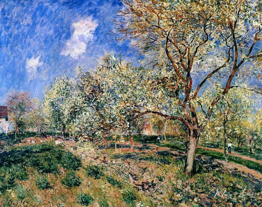 Le printemps à Veneux - Van Gogh - Reproductions de tableaux et peintures haut de gamme