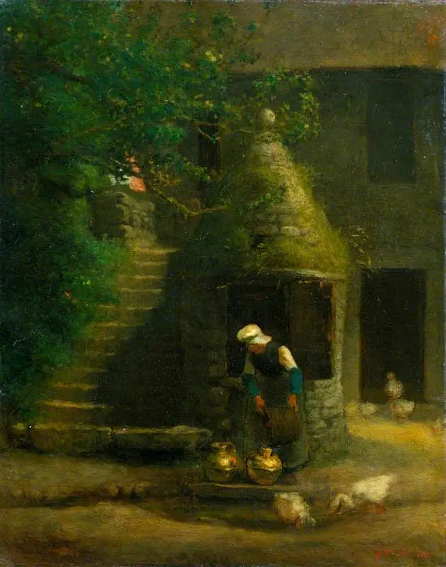 グルシーの井戸 - ジャン＝フランソワ・ミレー