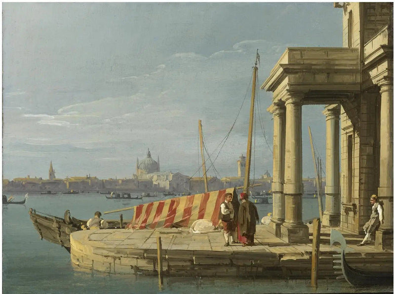 ドゥアーヌ港の埠頭 - カナレット

Source:
Le quai de la Pointe de la Douane - Canaletto