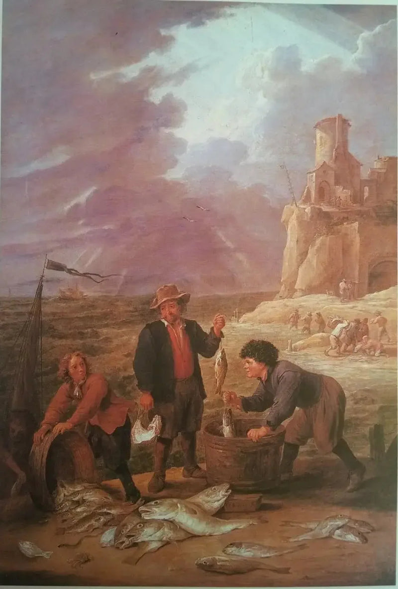 漁師たちの帰還と彼らの獲物 - デイヴィッド・テニエール・ル・ジュヌ

Source:
Le retour des pêcheurs avec leurs prises - David Teniers le Jeune