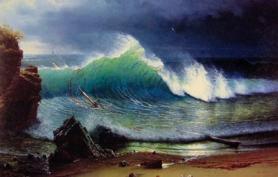 ターコイズ色の海辺 - アルバート・ビアシュタット

Source:
Le rivage de la mer turquoise - Albert Bierstadt