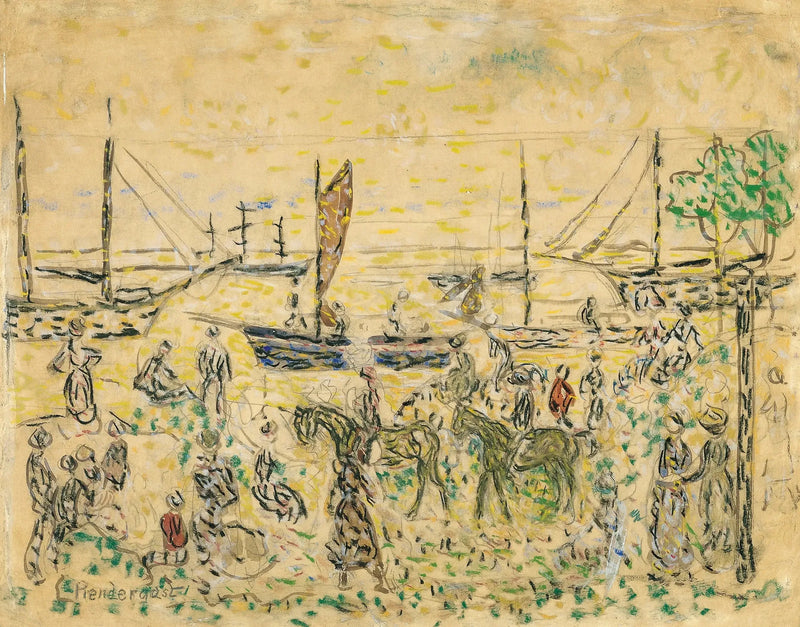 リヴァージュ - モーリス・プレンダガスト

Source:
Le rivage - Maurice Prendergast