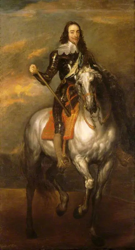 チャールズ1世（1600-1649）が馬に乗っている - アントワーヌ・ヴァン・ダイク

Source:
Le roi Charles Ier (1600-1649) à cheval - Antoine van Dyck