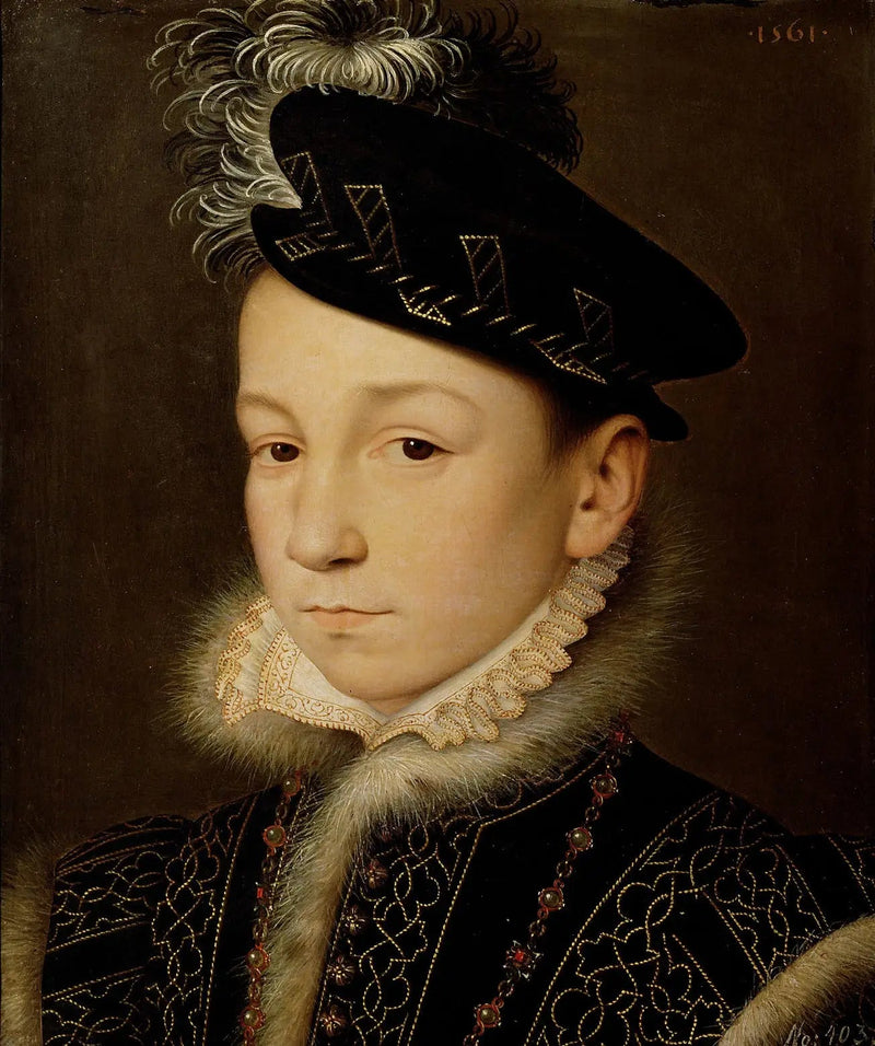 フランスのシャルル9世王 - フランソワ・クルーエ

Source:
Le roi Charles IX de France - François Clouet