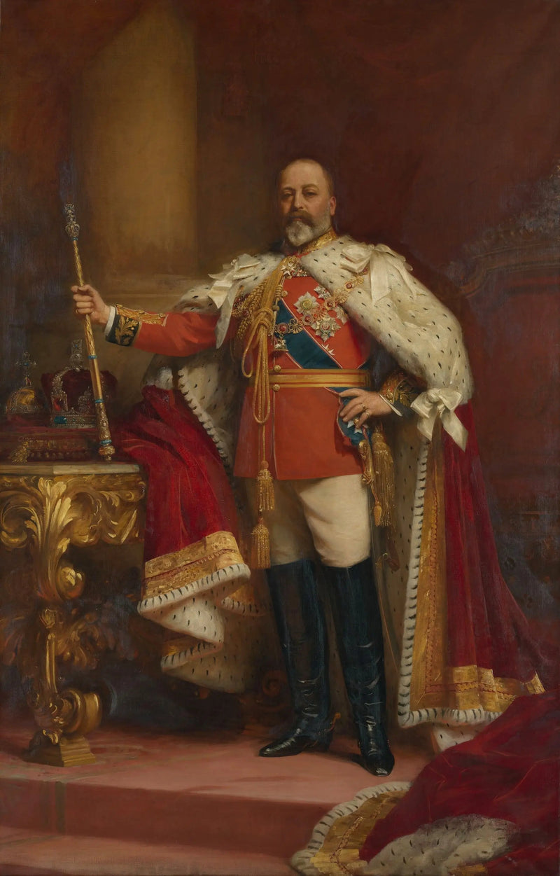 エドワード7世（1841-1910） - ルーク・フィルズ

Source:
Le roi Édouard VII (1841-1910) - Luke Fildes