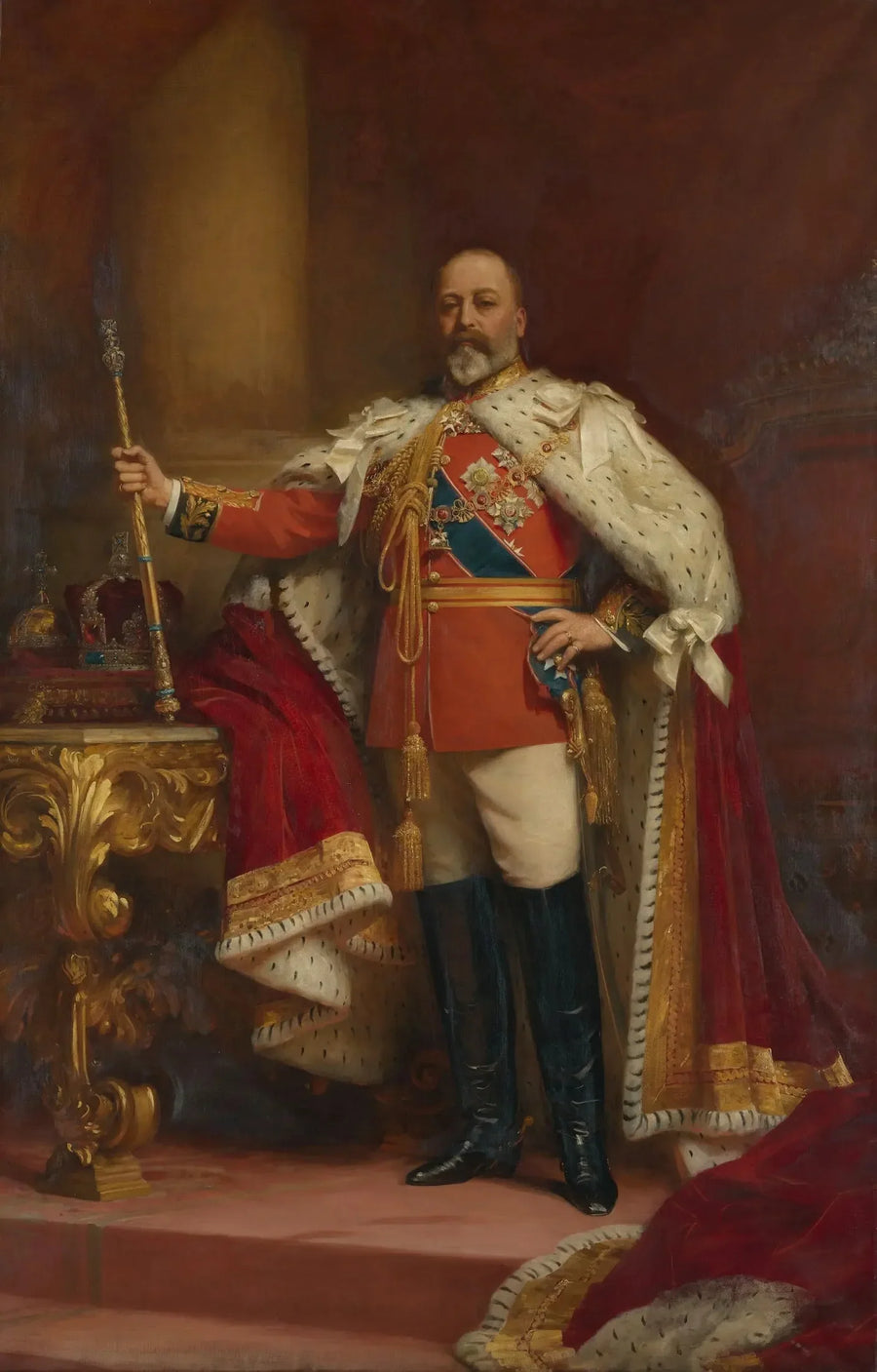 エドワード7世（1841-1910） - ルーク・フィルズ

Source:
Le roi Édouard VII (1841-1910) - Luke Fildes