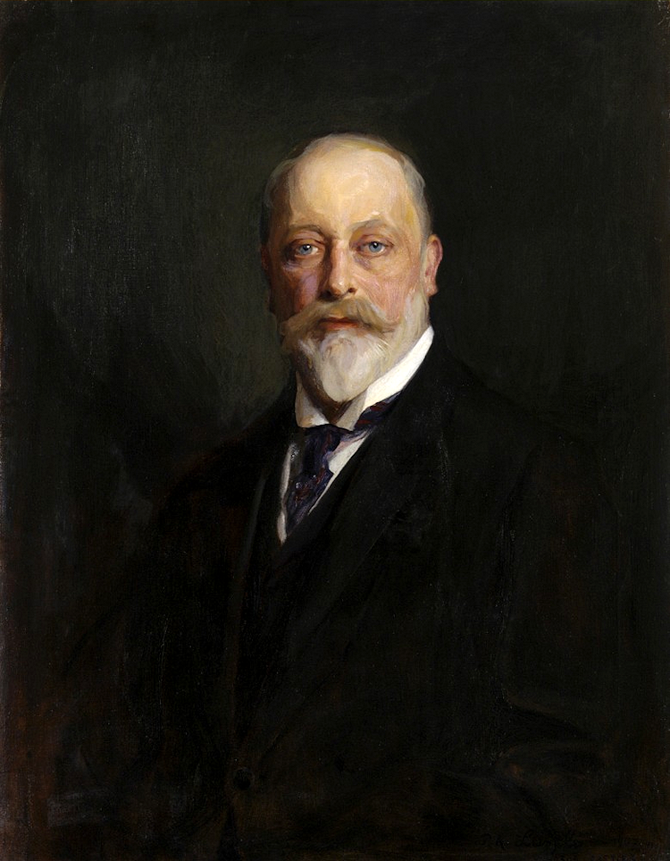 Le roi Édouard VII - Philip de László image 1 copie de tableau peinte à la main