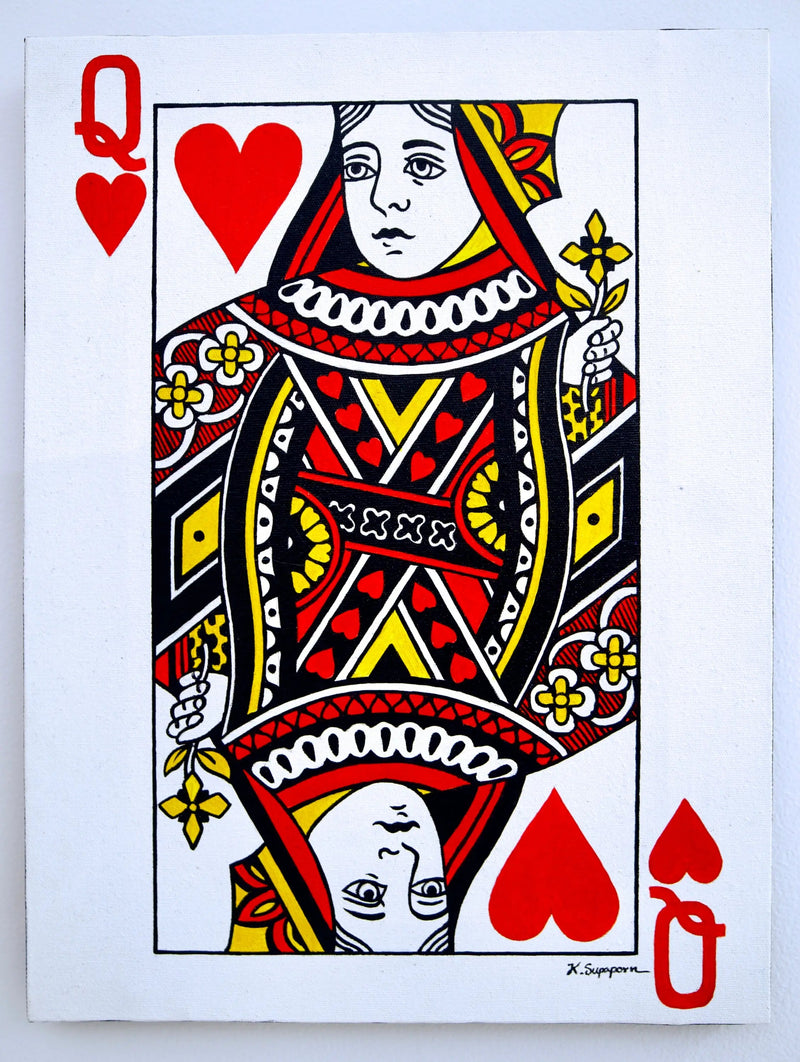 ハートの王と女王 | 30 x 40 cm（x2）