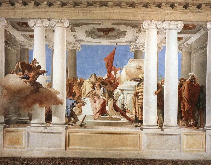 イフィゲニアの犠牲 - ジョバンニ・バッティスタ・ティエポロ

Source:
Le Sacrifice d'Iphigénie - Giovanni Battista Tiepolo