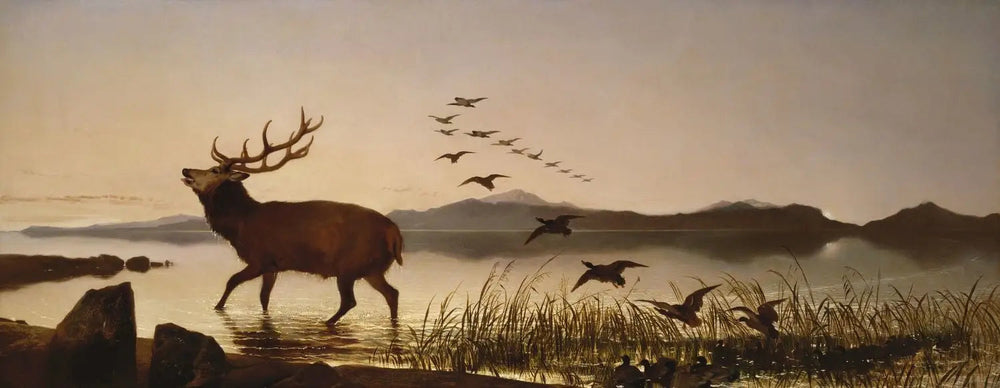 Le Sanctuaire - Edwin Henry Landseer image 1 copie peinte à la main à l’huile
