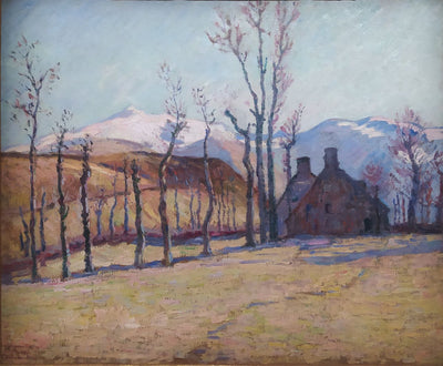 Le Sancy enneigé vu depuis Saint-Sauves 14 février 1896 - Armand Guillaumin - Alpha Reproduction