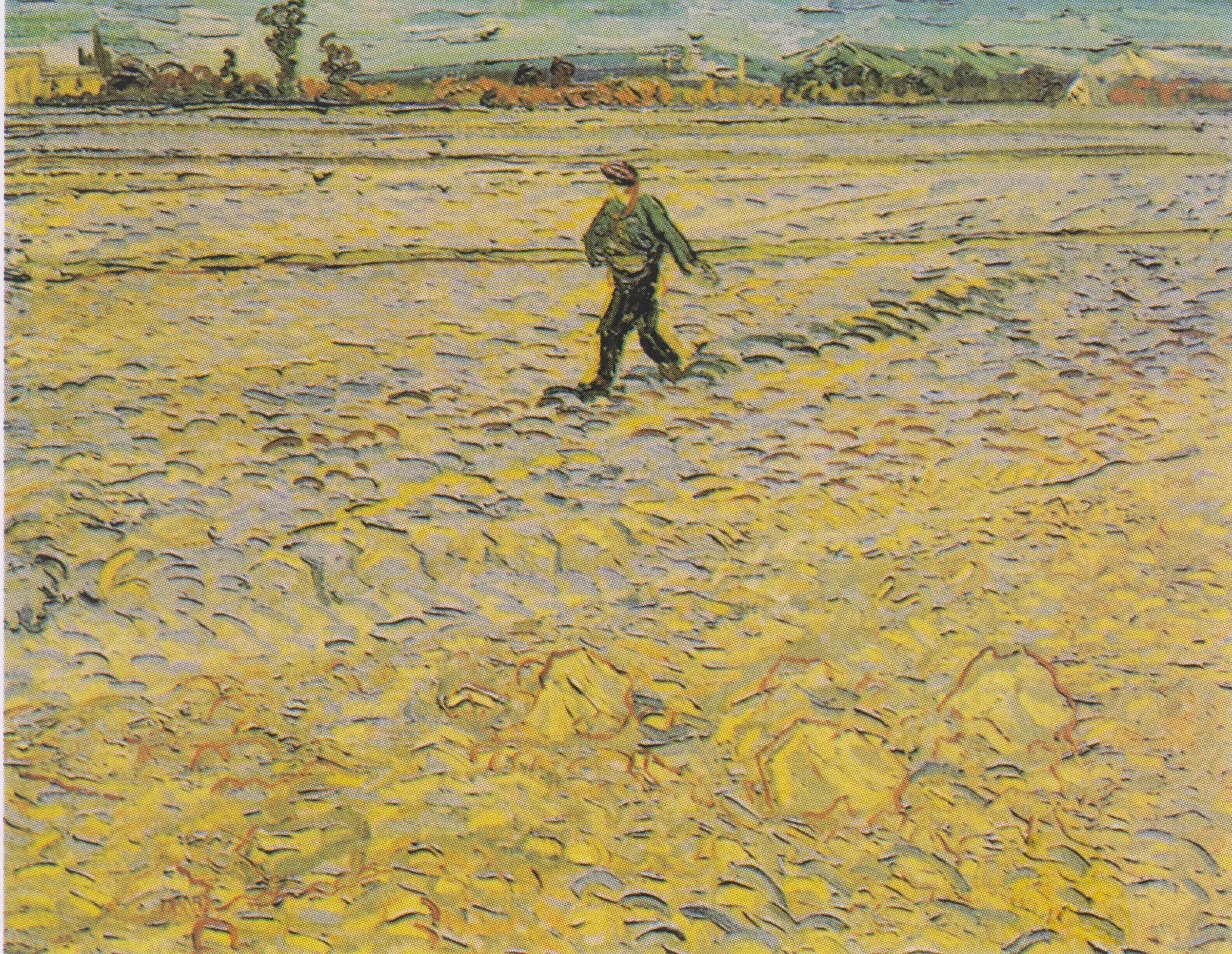 Le semeur II - Vincent van Gogh image 1 copie peinte à la main à l’huile