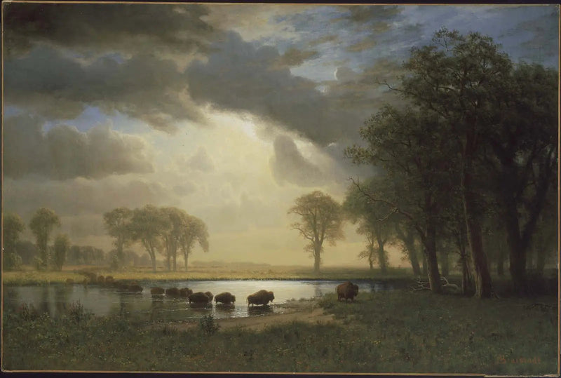 バイソンの小道 - アルバート・ビアシュタット

Source:
Le sentier du bison - Albert Bierstadt