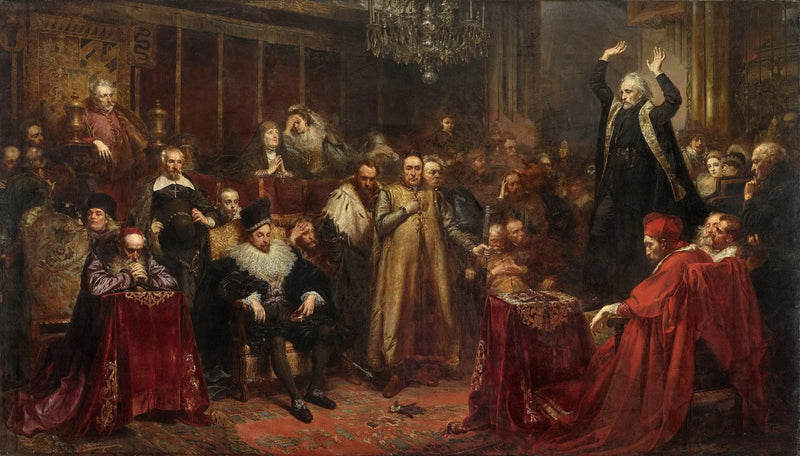 ピョートル・スカルガの説教 - ヤン・マテイコ

Source:
Le Sermon de Piotr Skarga - Jan Matejko