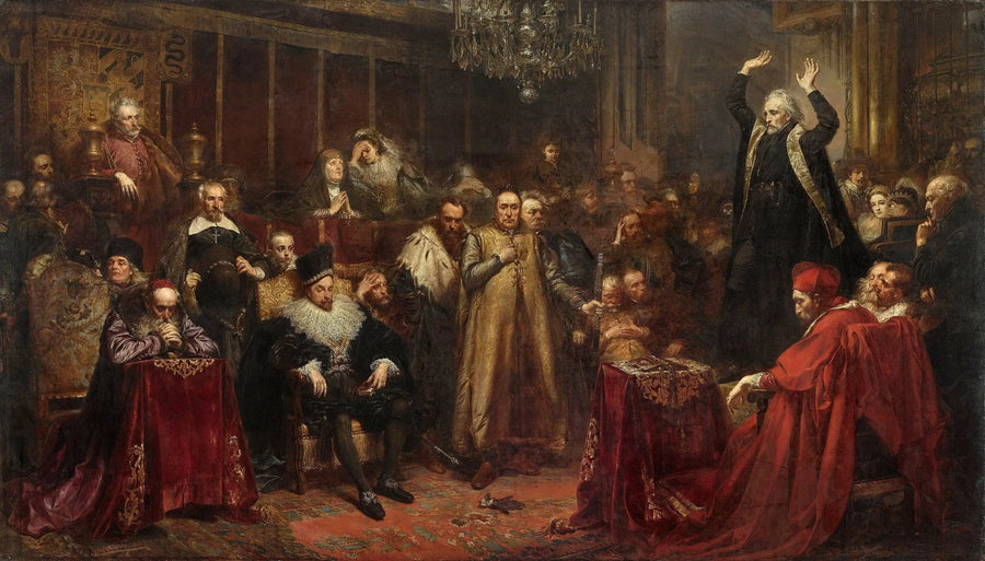 ピョートル・スカルガの説教 - ヤン・マテイコ

Source:
Le Sermon de Piotr Skarga - Jan Matejko