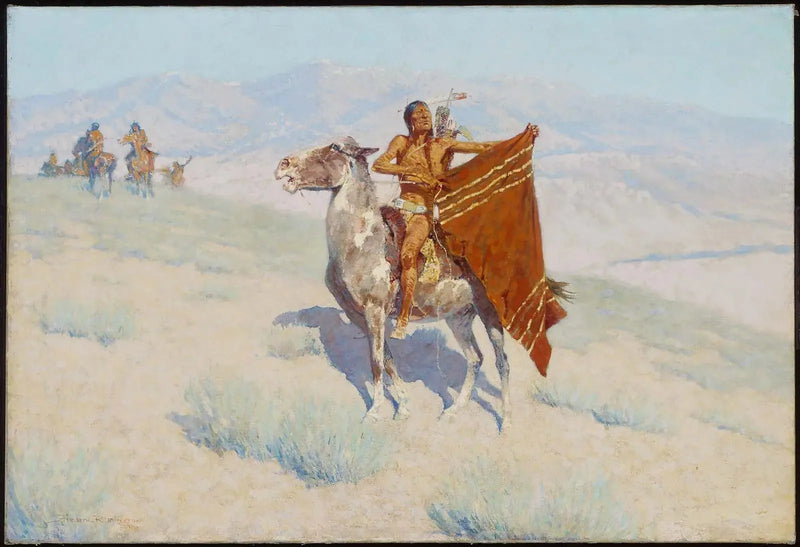 カバーの信号 - フレデリック・レミントン

Source:
Le signal de la couverture - Frederic Remington