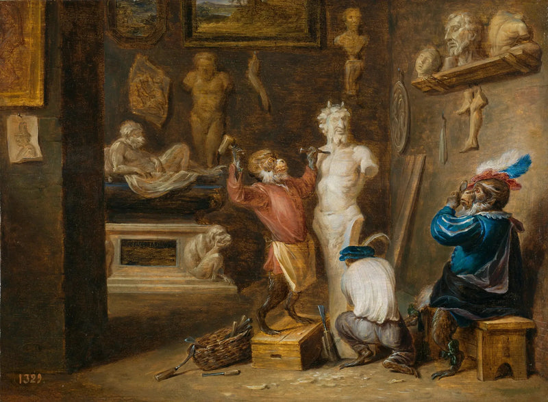 彫刻家サル - デイヴィッド・テニエール・ル・ジュヌ

Source:
Le Singe sculpteur - David Teniers le Jeune